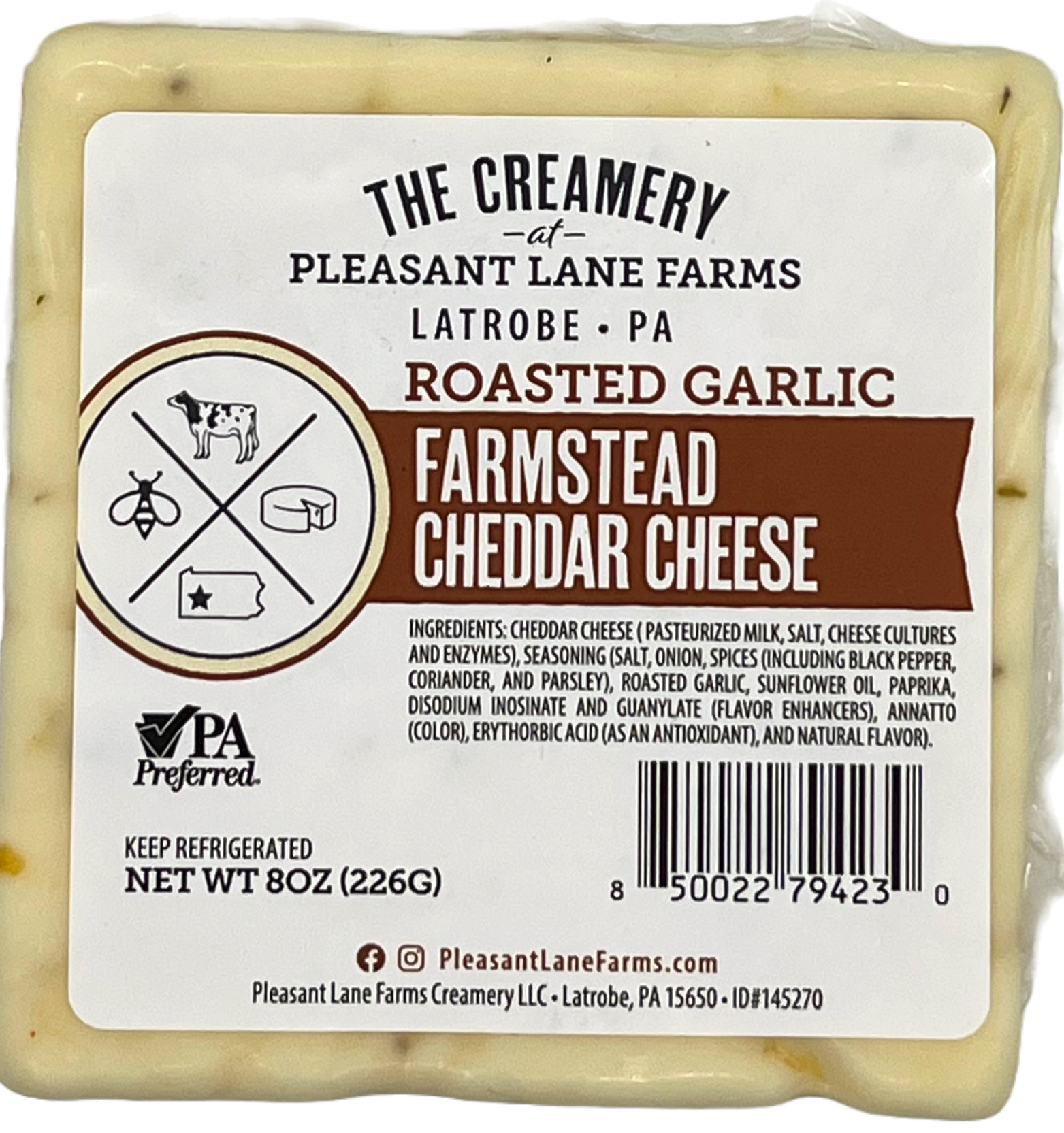 Cheddar Cheese | The Creamery at Pleasant Lane Farms