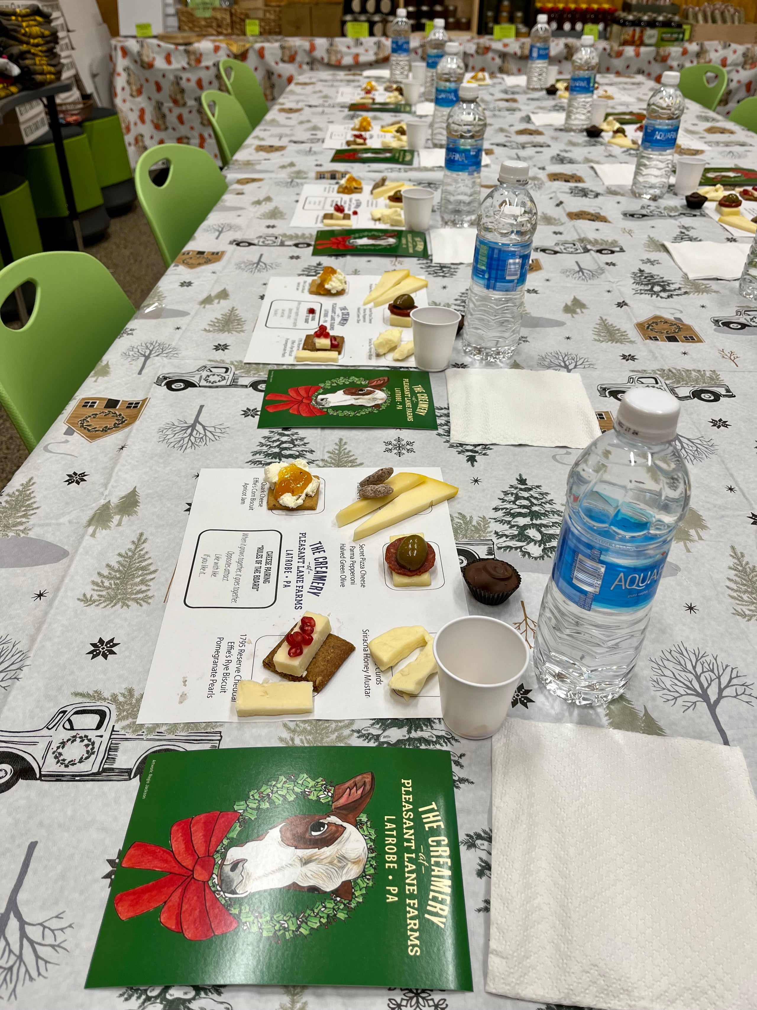 Holiday Cheese Pairing The Creamery at Pleasant Lane Farms